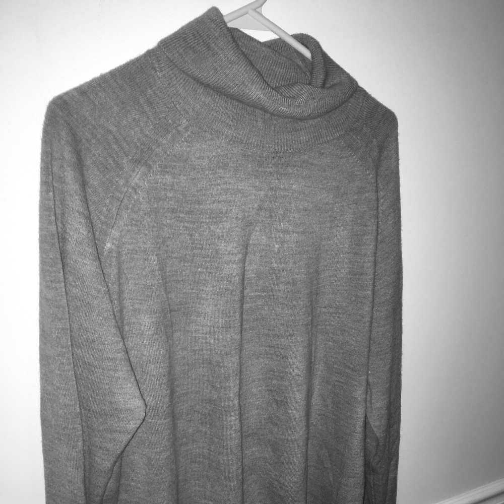 Karen Scott Gray Turtleneck 1x New Without Tags